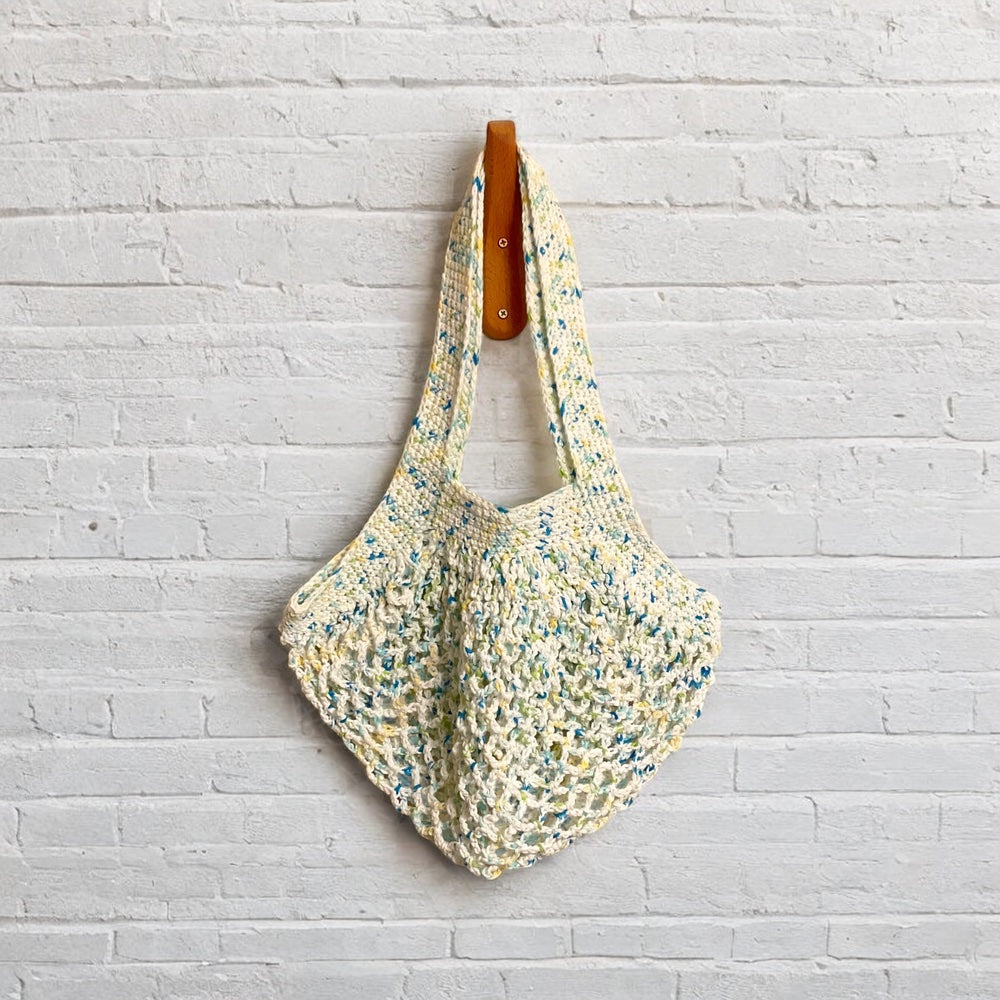 Crocheted Market Bag - Happy Go Lucky
