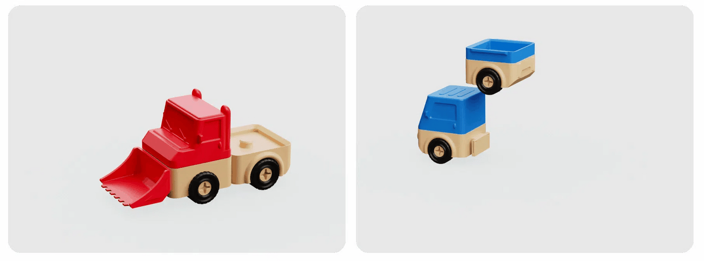 Buildable Block Cars