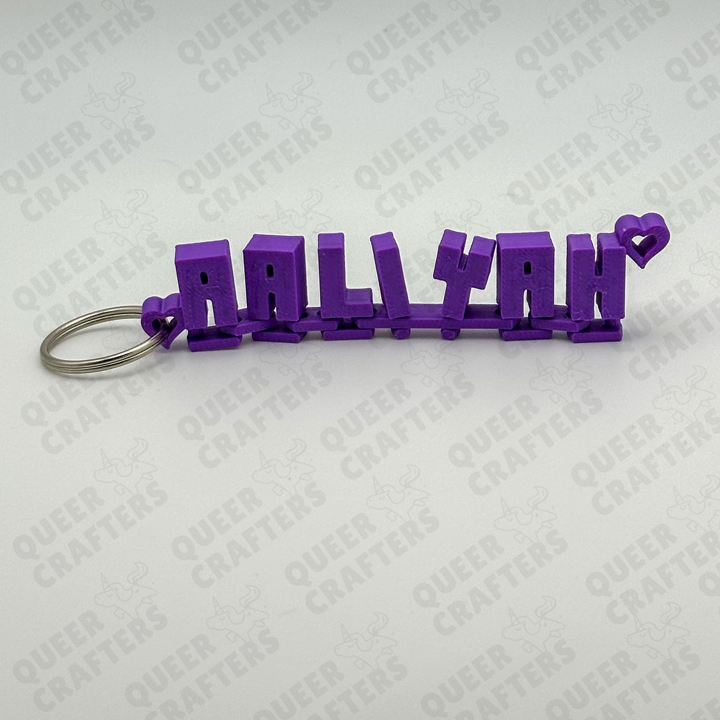 Flexi Name Keychain - Aaliyah