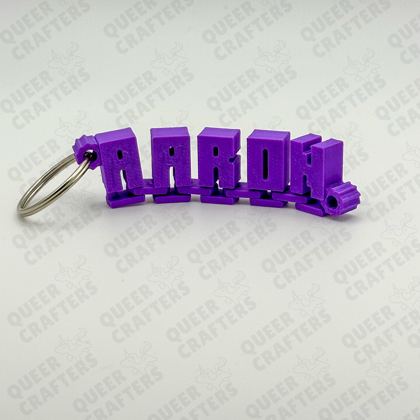 Flexi Name Keychain - Aaron