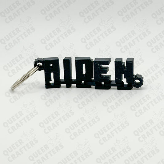 Flexi Name Keychain - Aiden