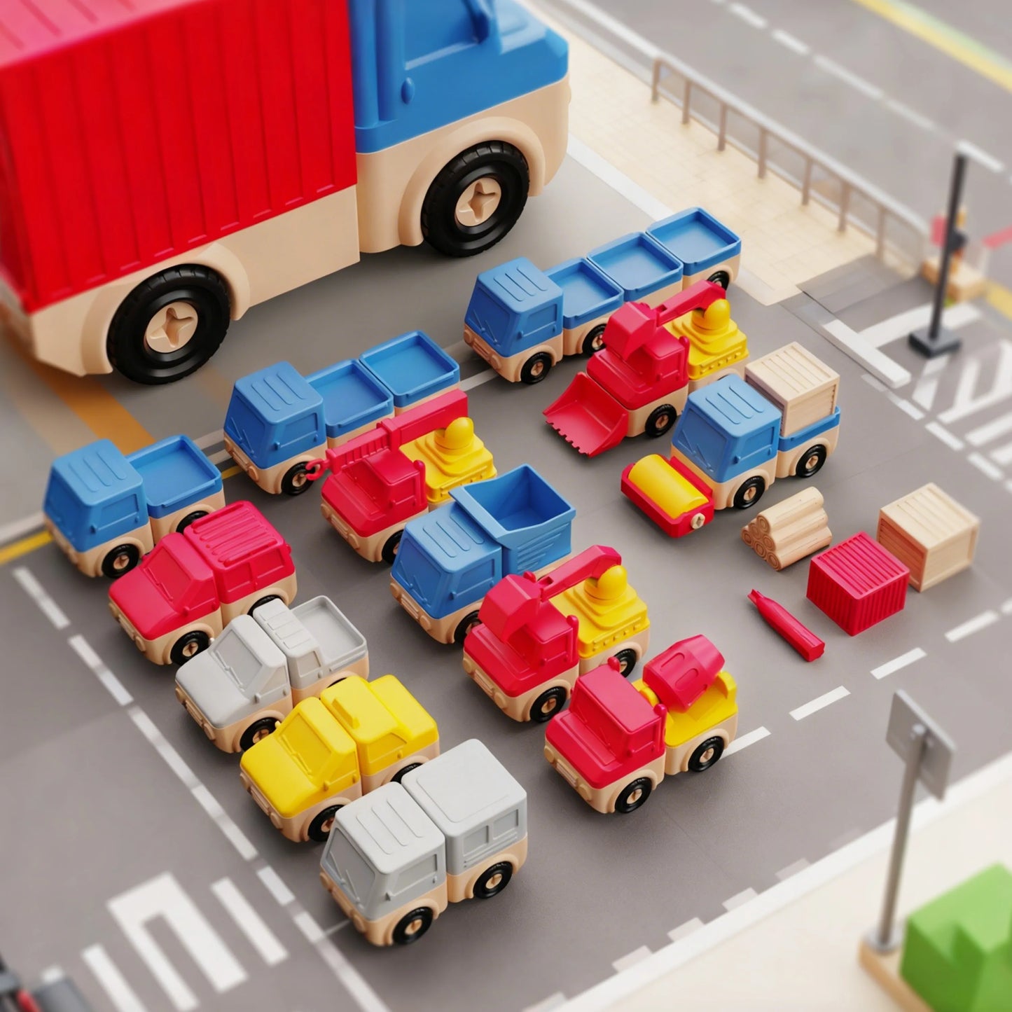 Buildable Block Cars