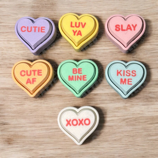 Conversation Heart Clickers