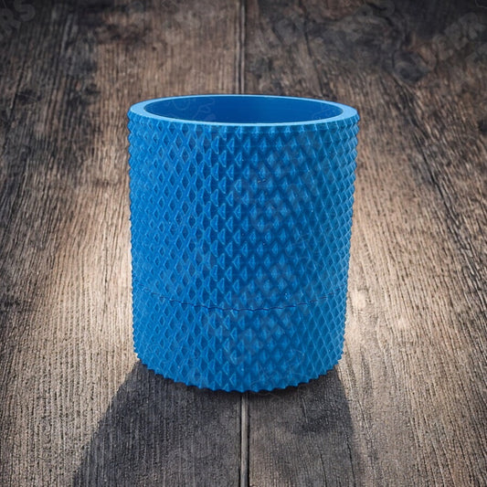 Knurled Planter with Drip Tray