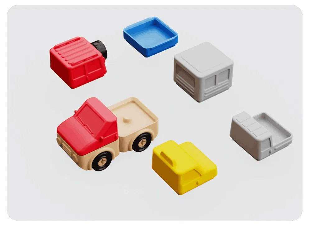 Buildable Block Cars